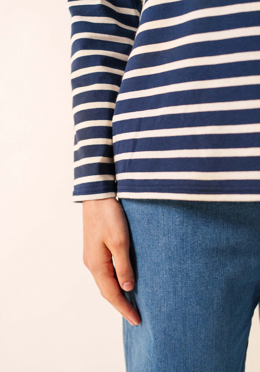 Minquidame Breton shirt (MARINE/ECRU)