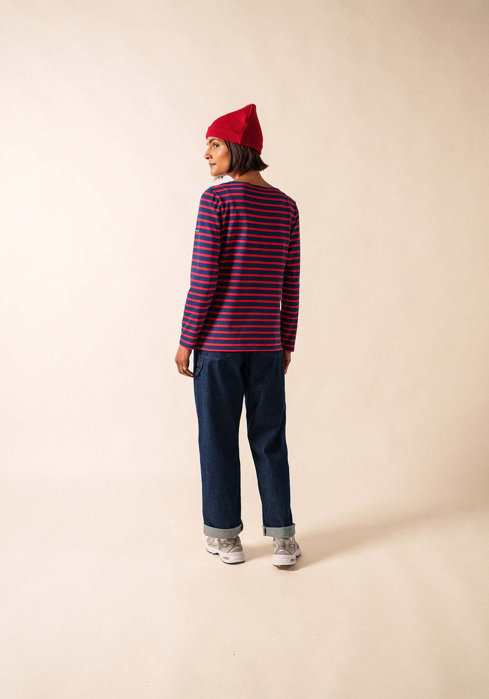 Minquidame Breton shirt (MARINE/TULIPE)