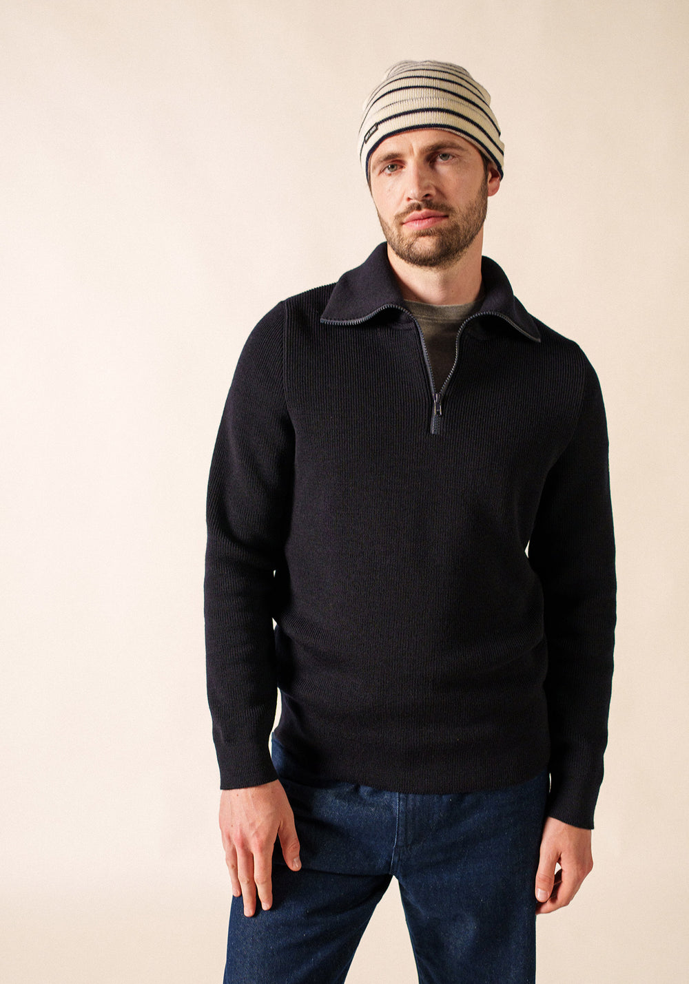 Sailor hat (ECRU/MARINE)