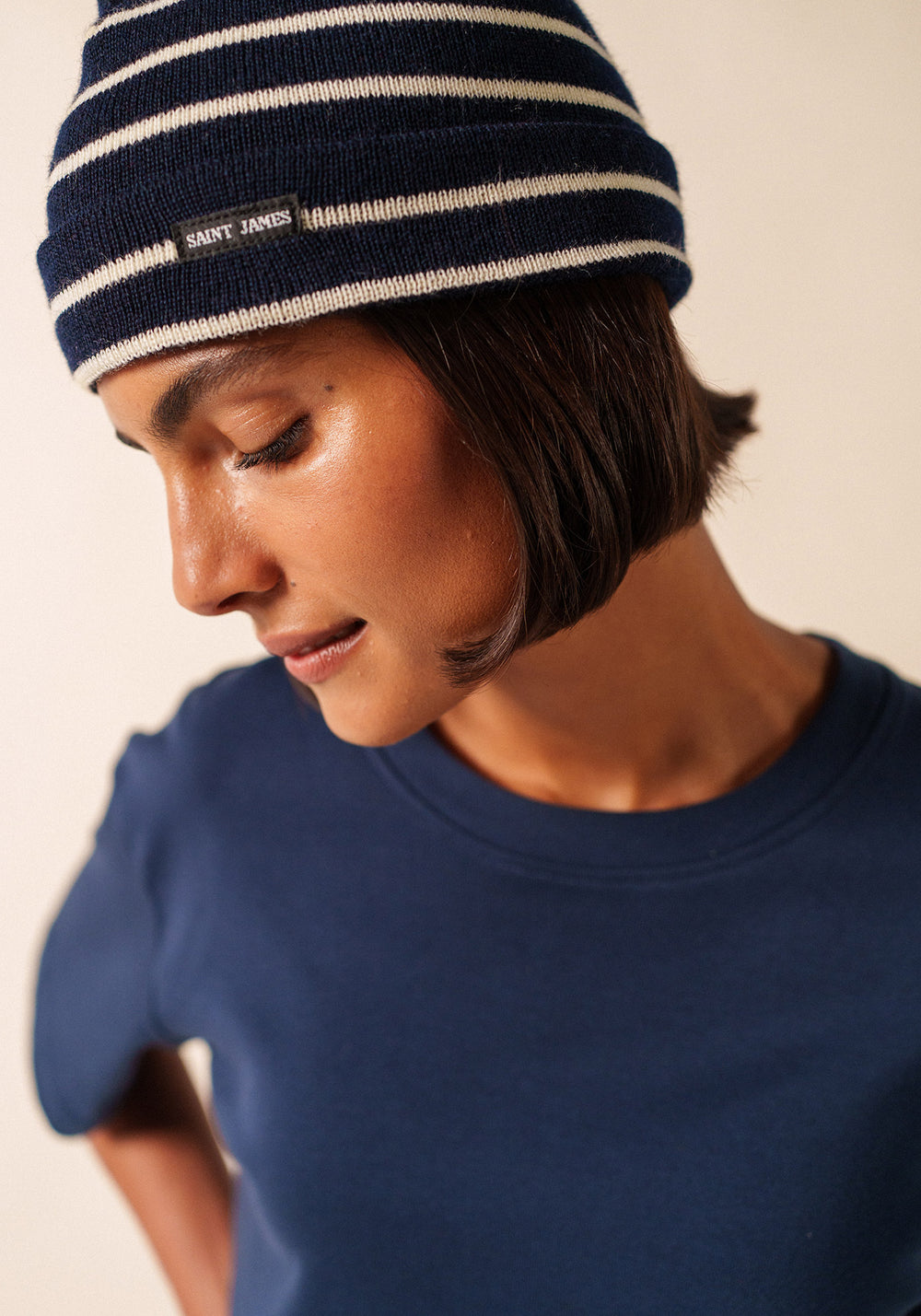 Sailor hat (MARINE/ECRU)