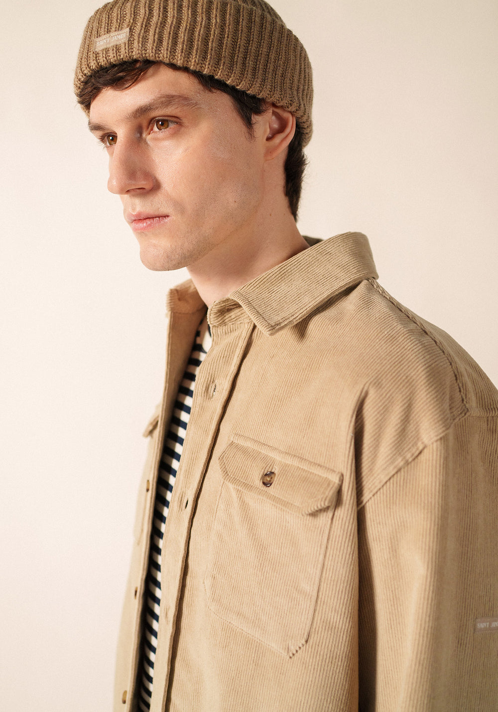 Miki Maille beanie (BEIGE FONCE)