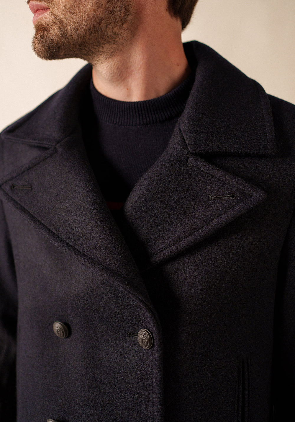Galion peacoat (NAVY)