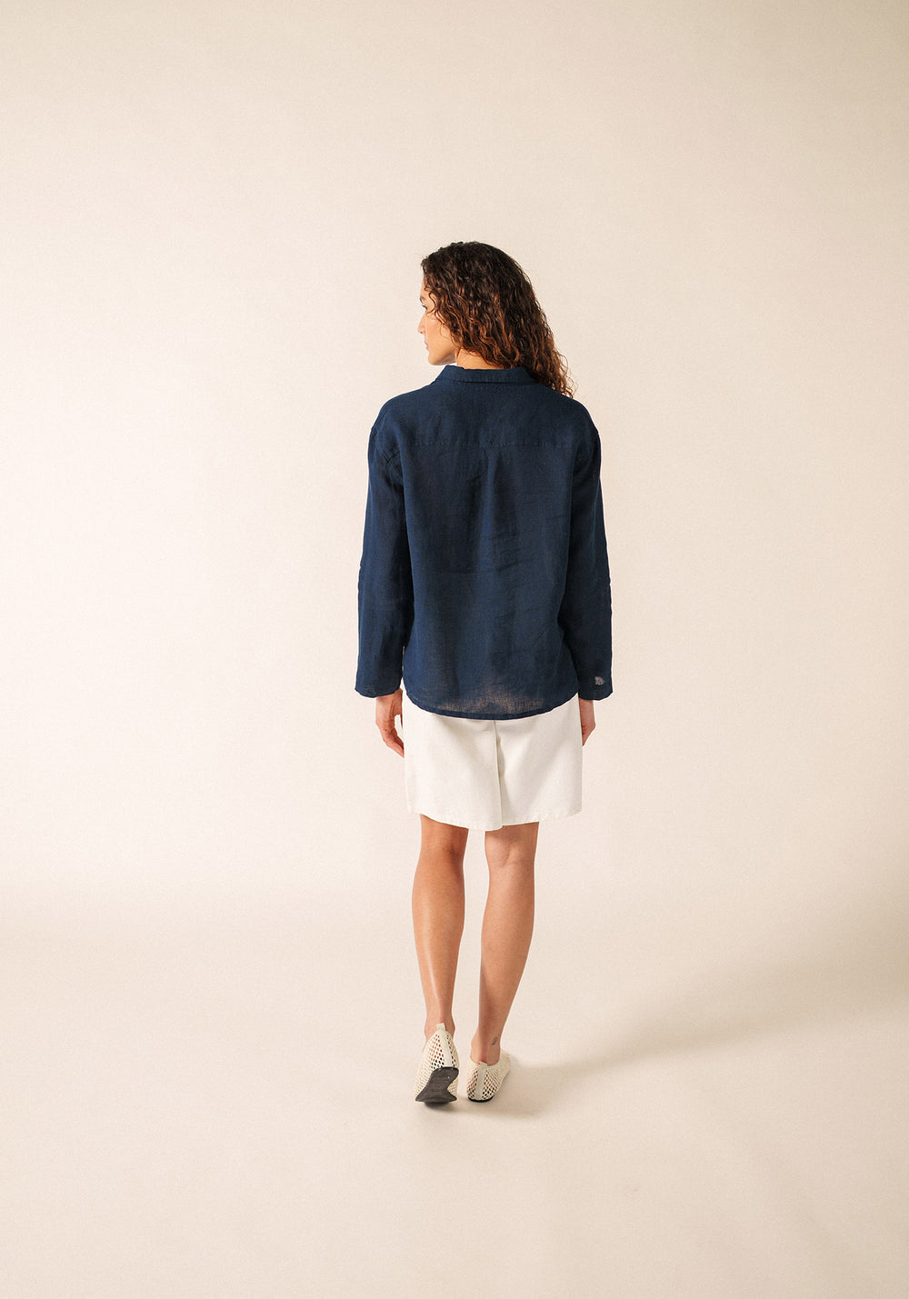 Camisa Charlène (AZUL MARINO)