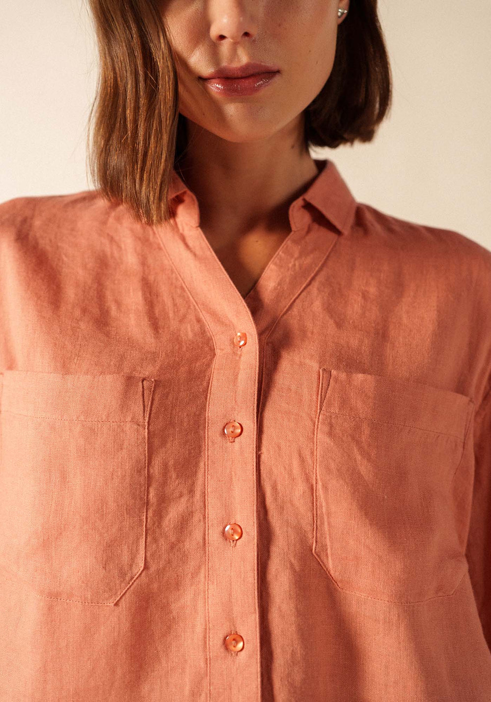 Charlène shirt (ARGILE)