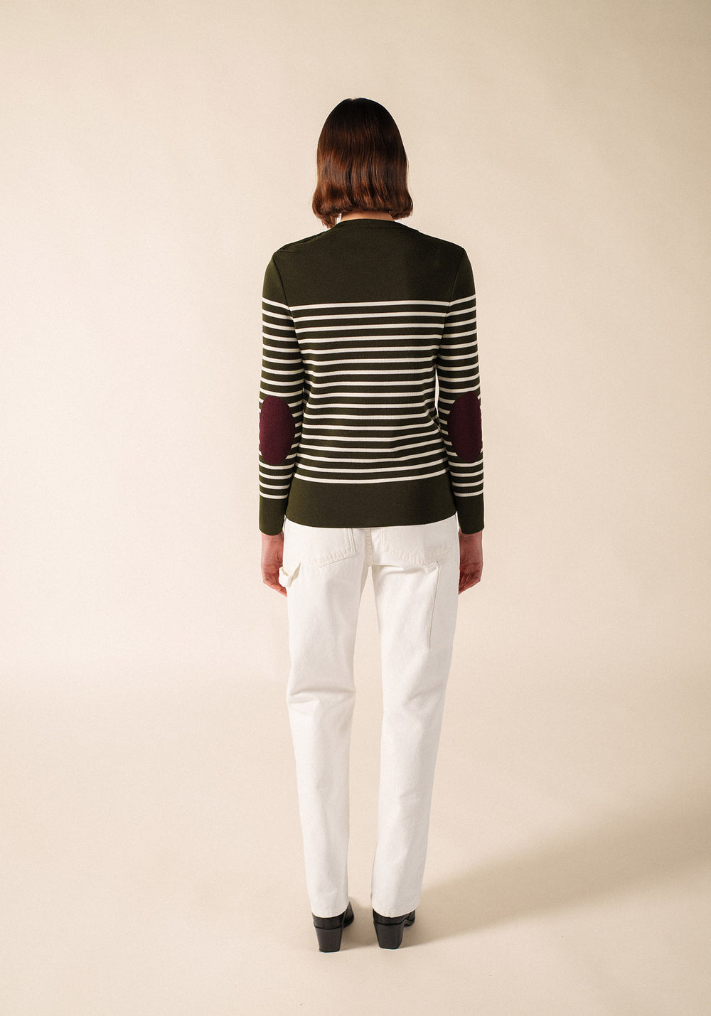 Jersey de marinero Brégançon Pop (LAND/BLANC/TWEED)
