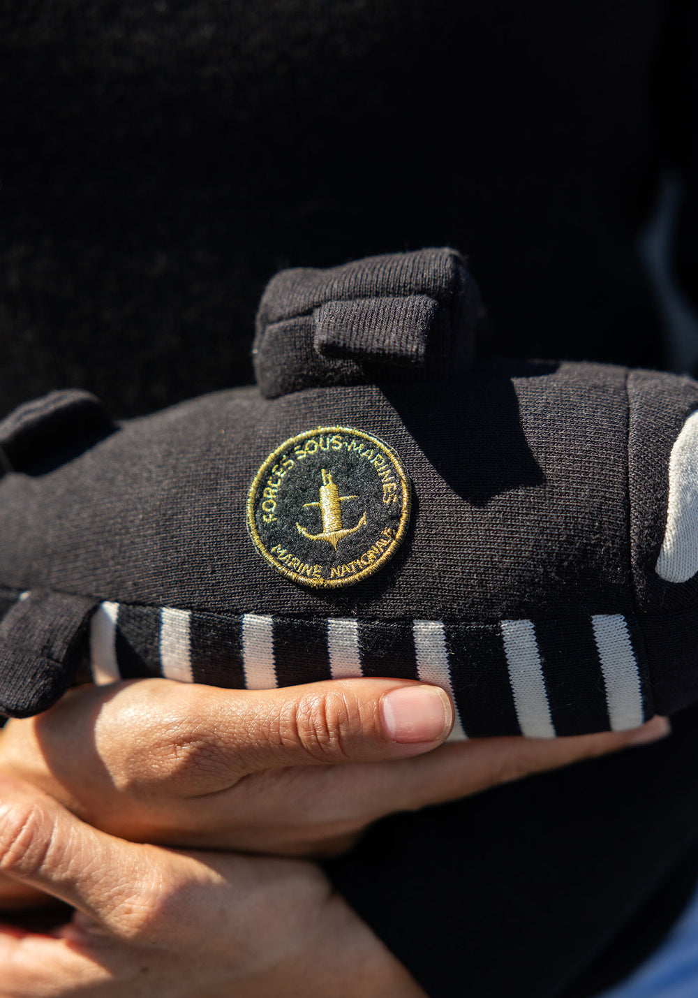 Submarine soft toy - SAINT JAMES x Marine nationale (NOIR/ECRU)
