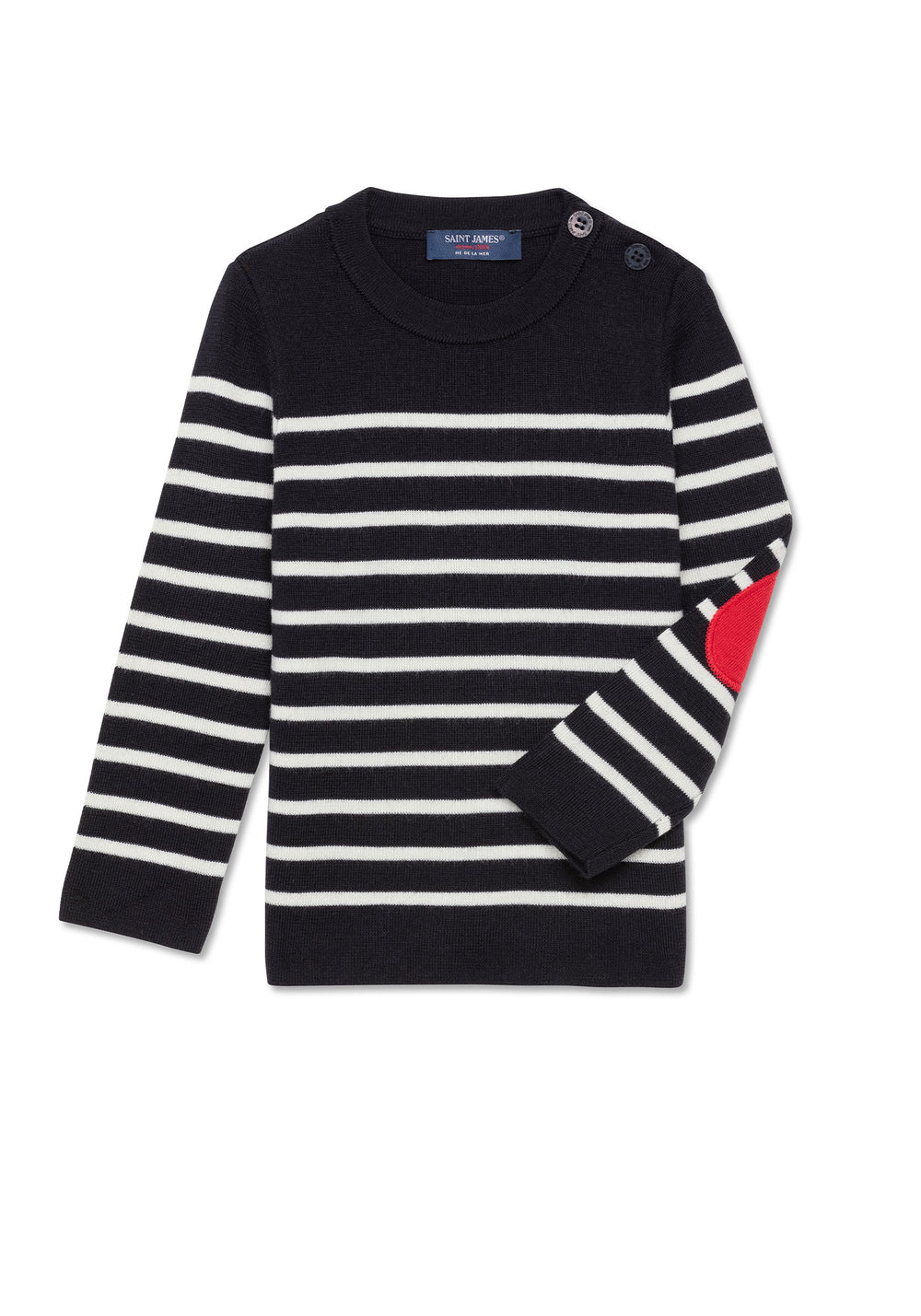 Brégançon Pop kid jumper (NAVY/ECUME/TULIPE)