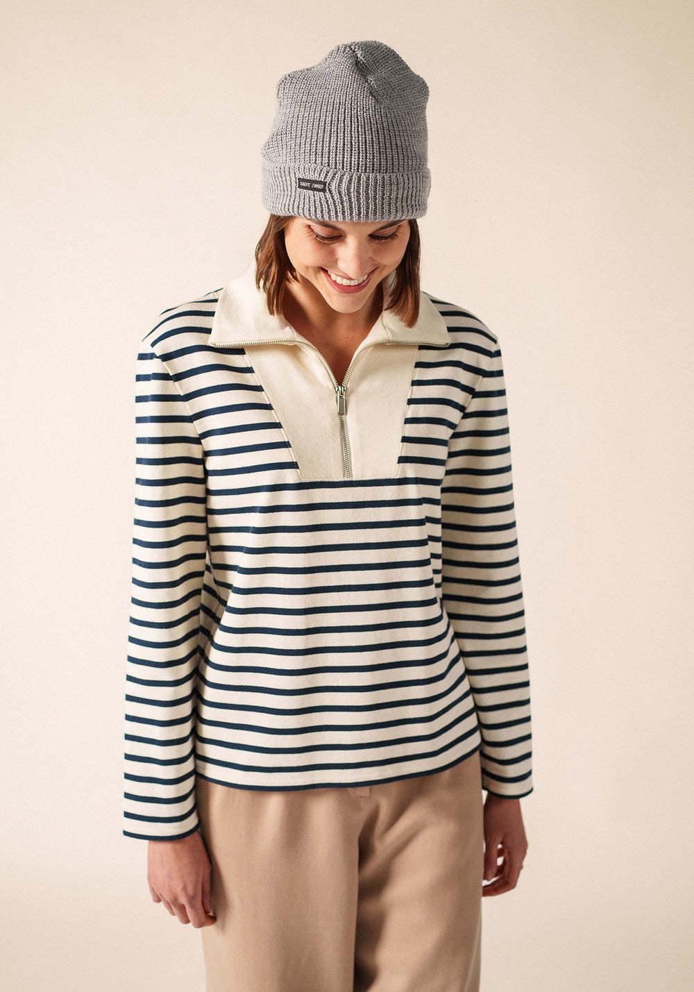 Perlé hat (GRIS CLAIR)