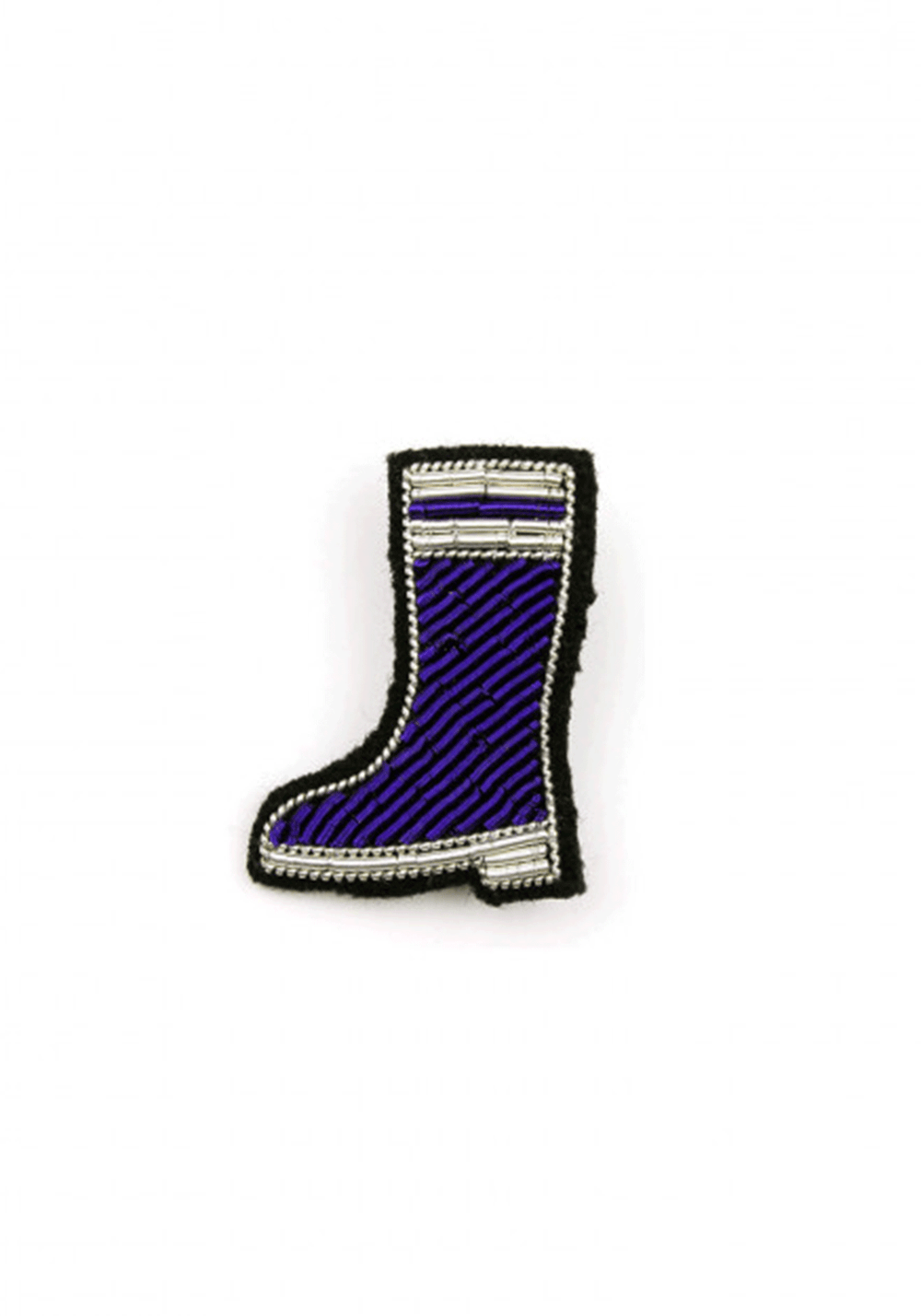 Boot brooch x Macon & Lesquoy (BLEU/BLANC)
