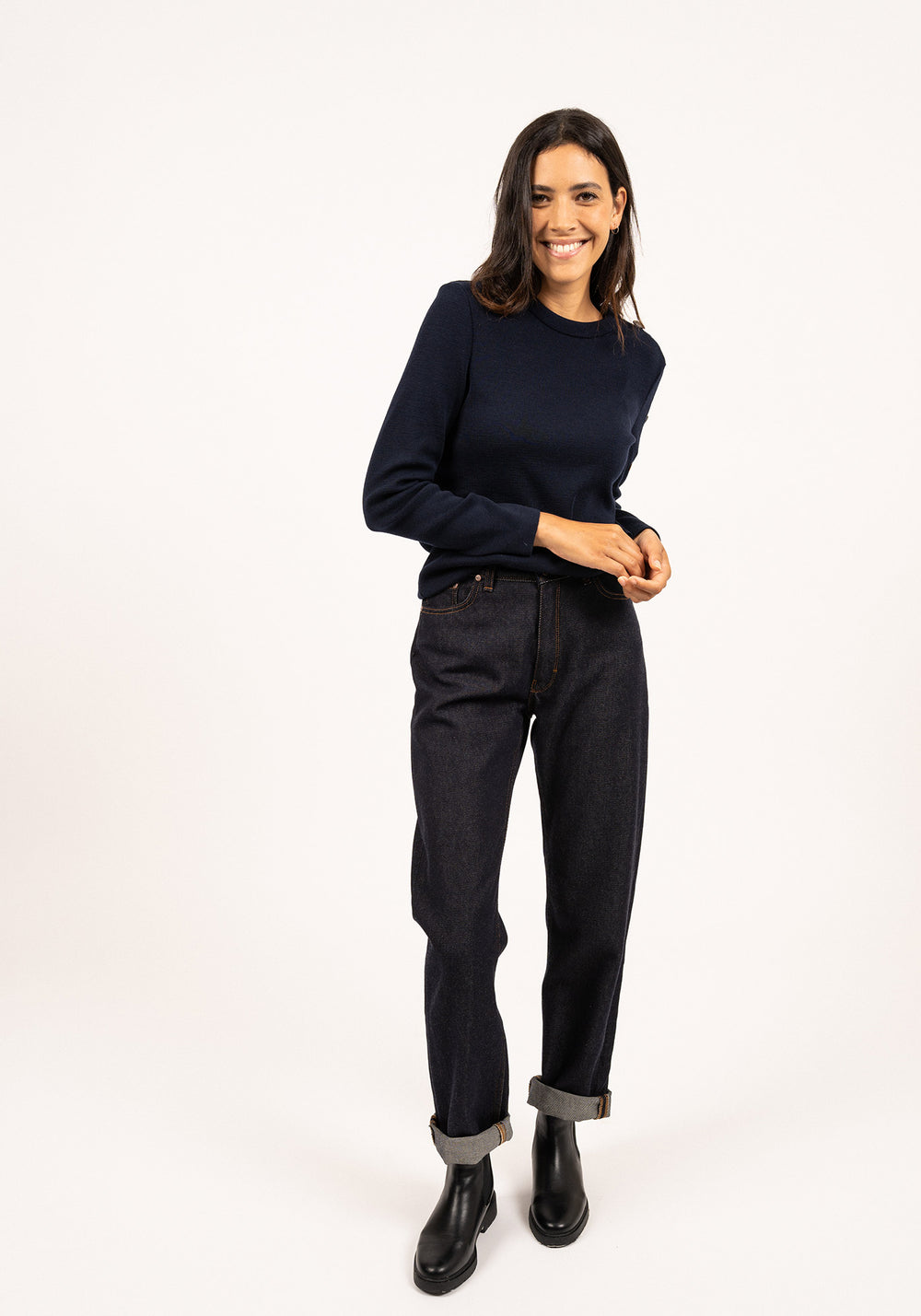 Transmisión jumper x Atelier Tuffery (MARINE)
