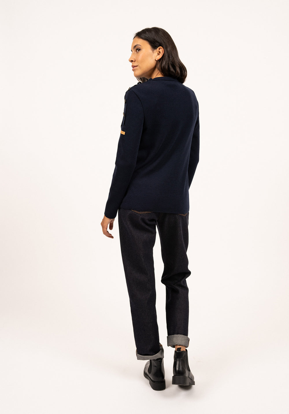 Transmisión jumper x Atelier Tuffery (MARINE)