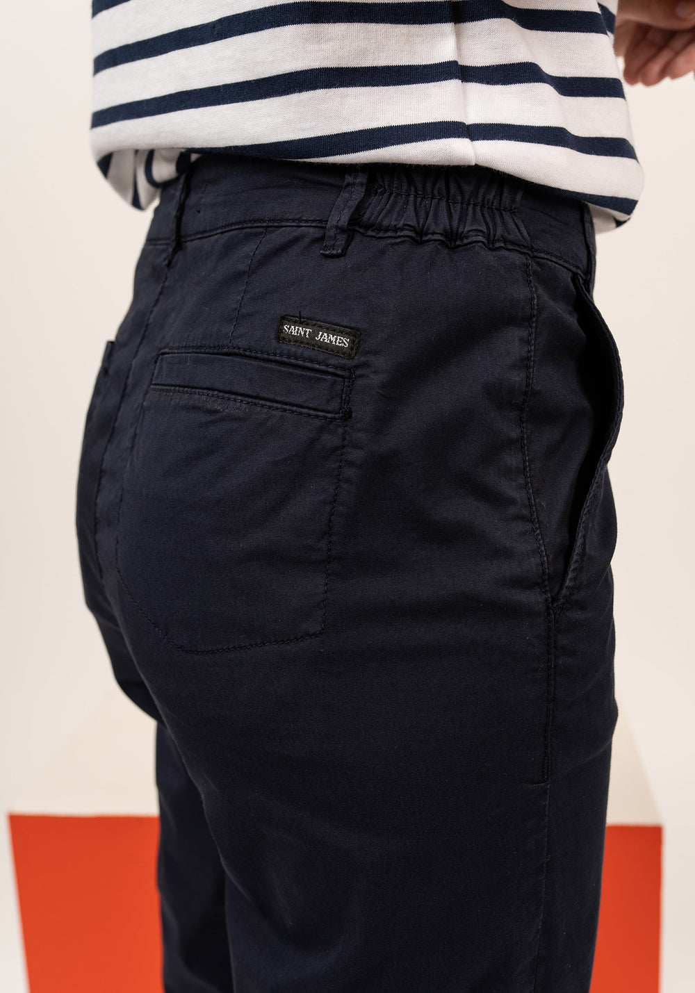 Marinette Capri pants (MARINE)