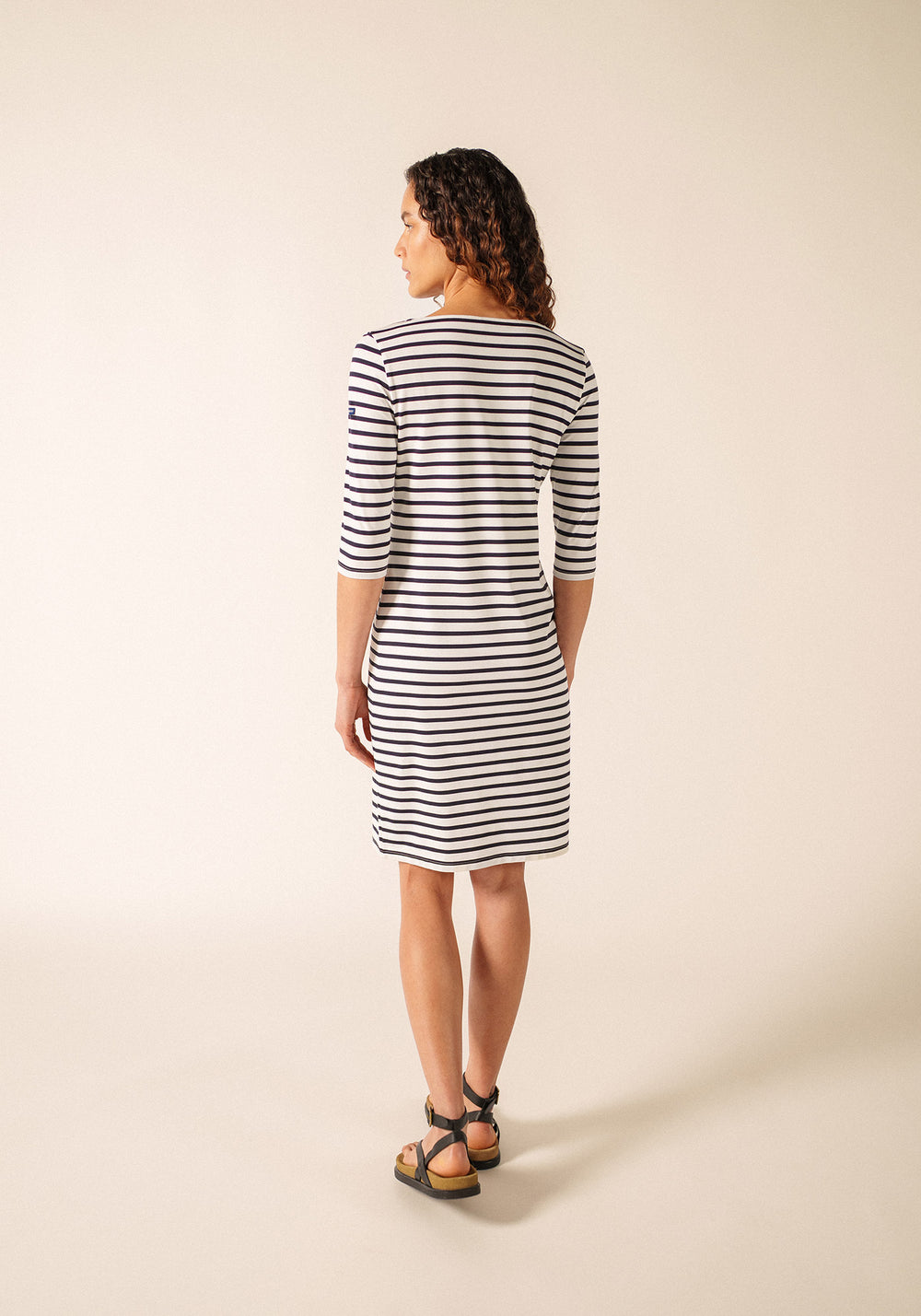 Propriano dress (NEIGE/NAVY)
