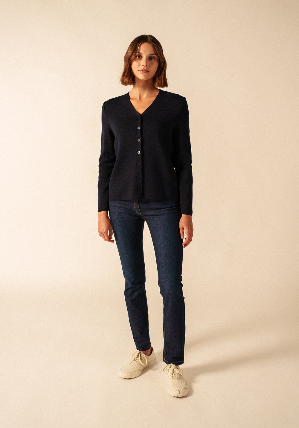 Brévands cardigan (NAVY)