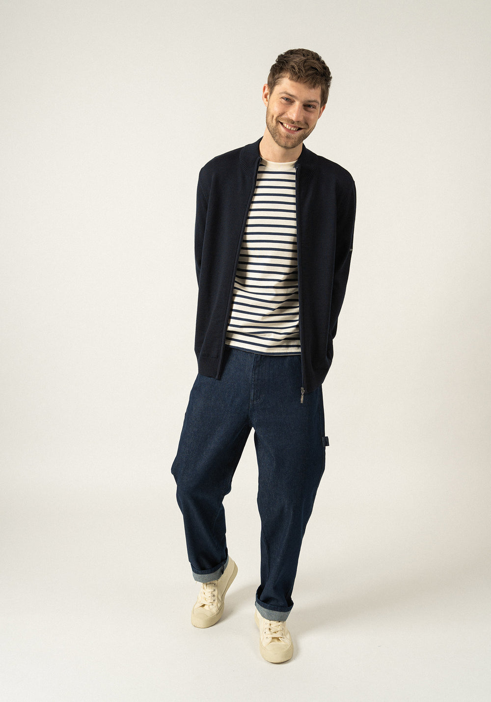 Colorado cardigan (NAVY/GRIS)
