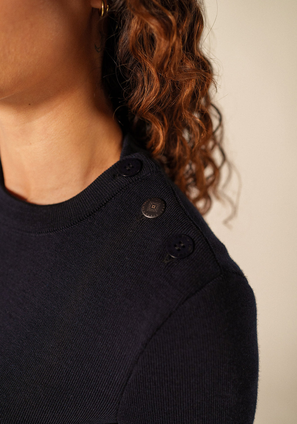 Brégançon jumper x La tour Eiffel (NAVY/BRONZE)