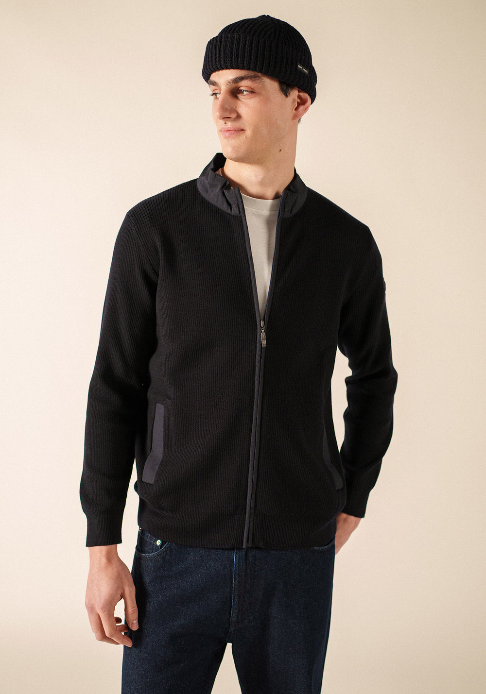 Navigateur cardigan (NAVY)