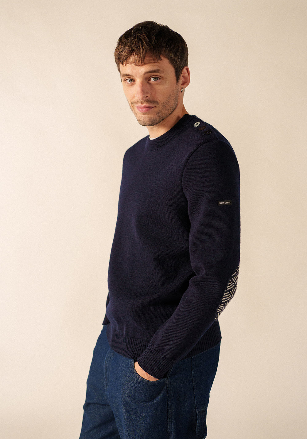 Cancale Equipage sailor jumper (MARINE/ECRU)
