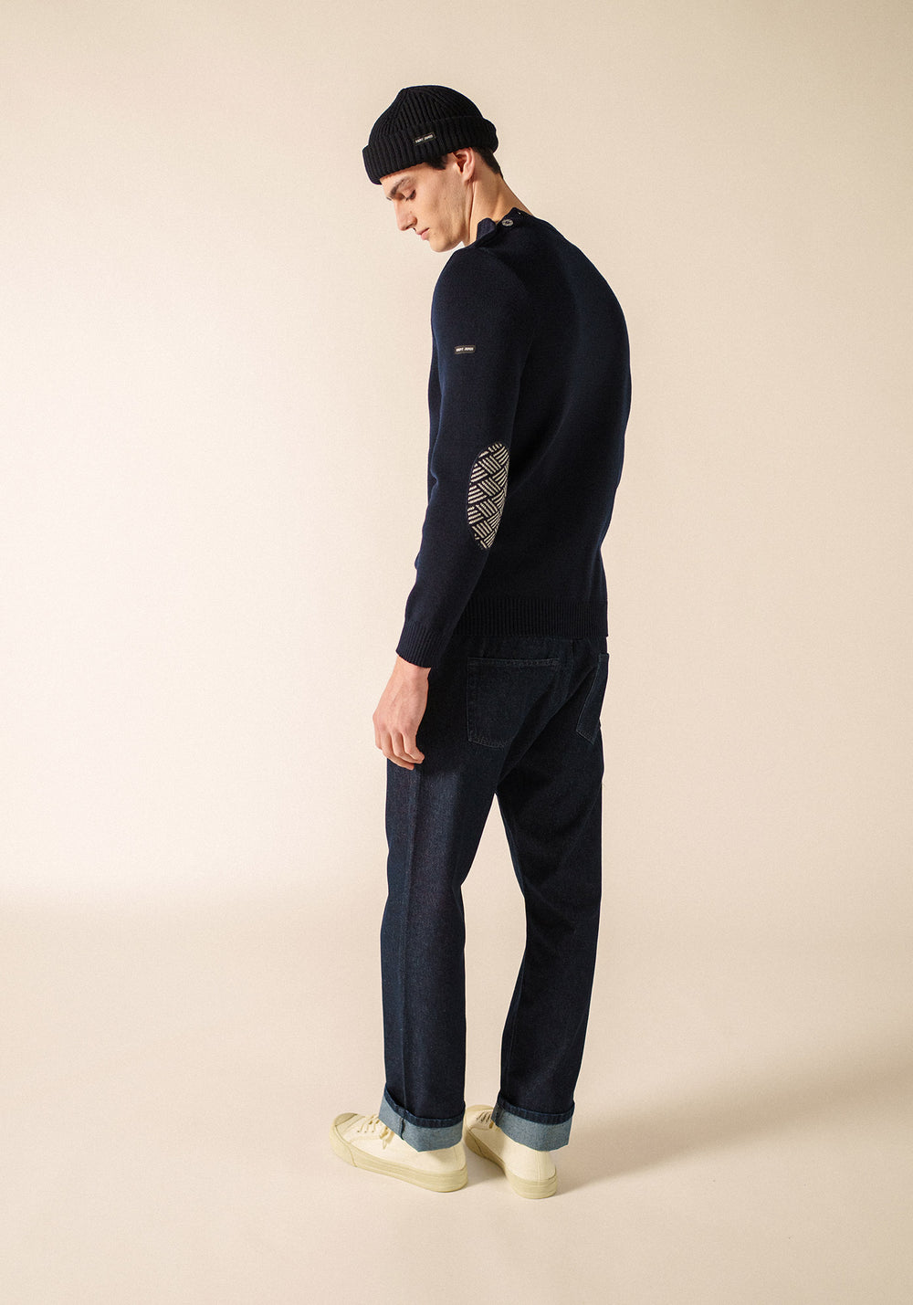 Jersey marinero Cancale Equipage (MARINE/ECRU)