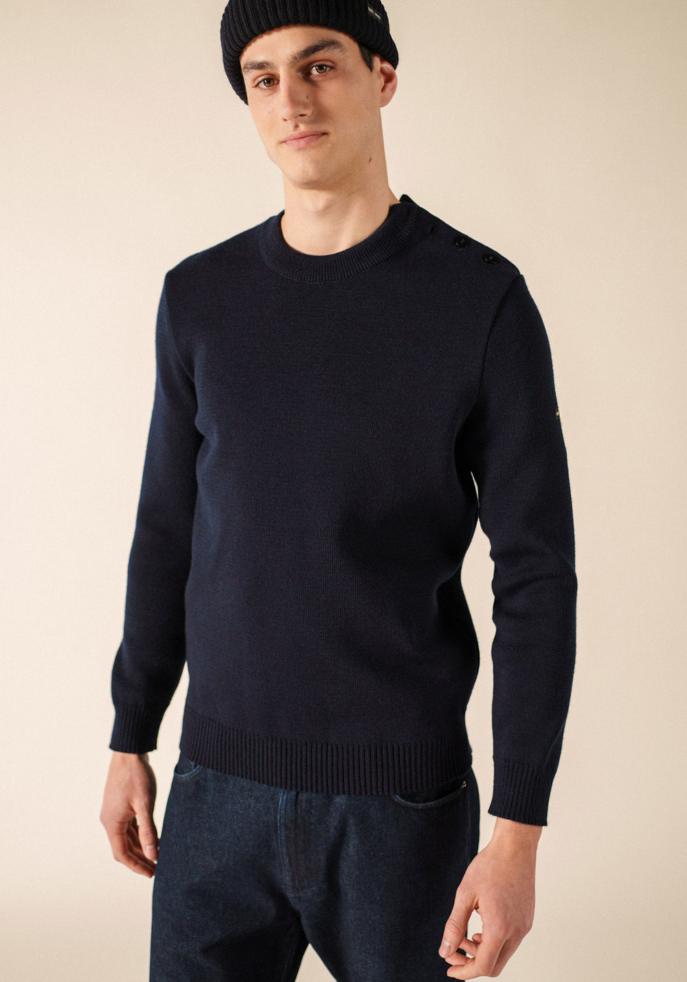 Jersey marinero Cancale Equipage (MARINE/ECRU)