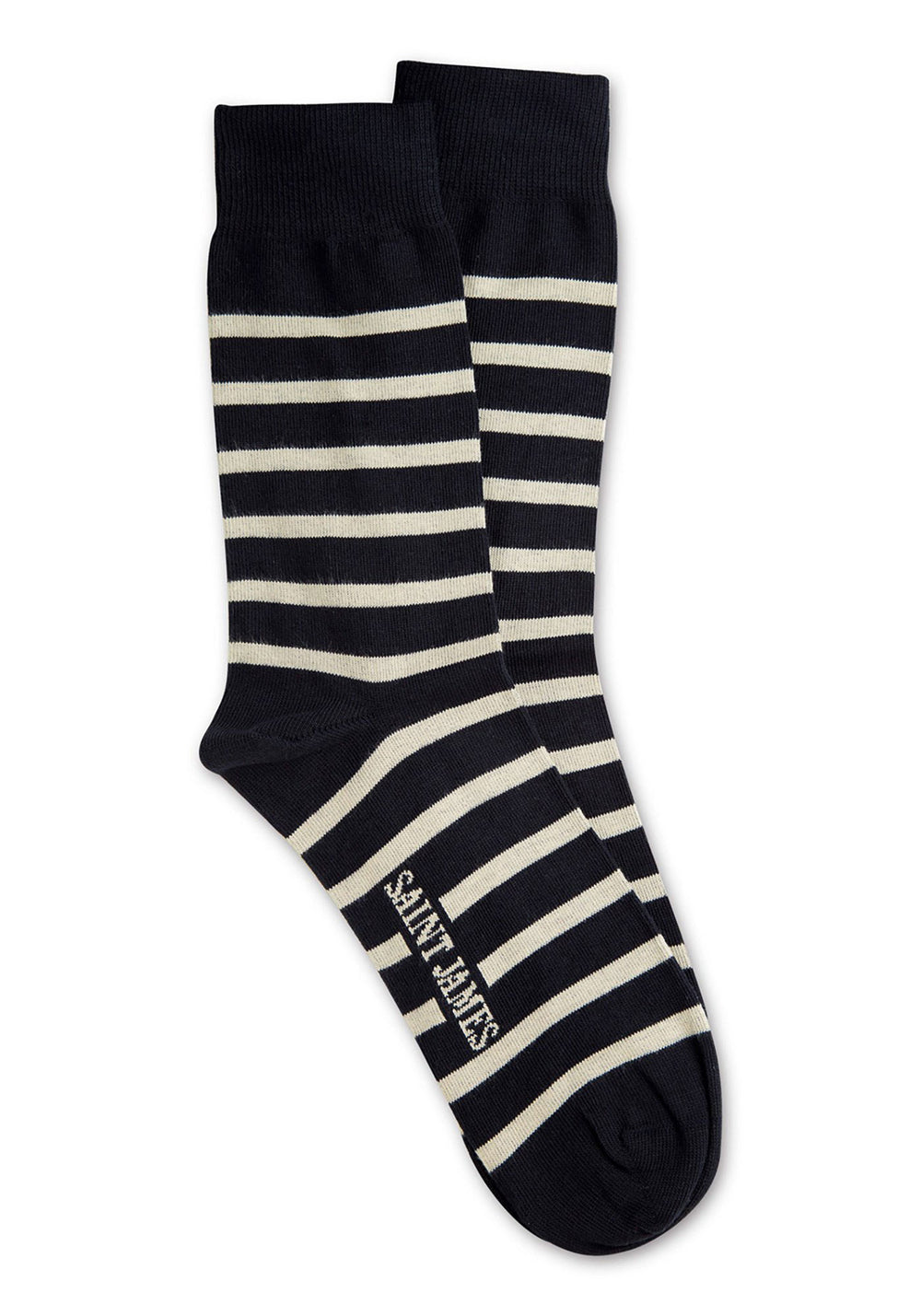 Striped kid socks (MARINE/ECRU)