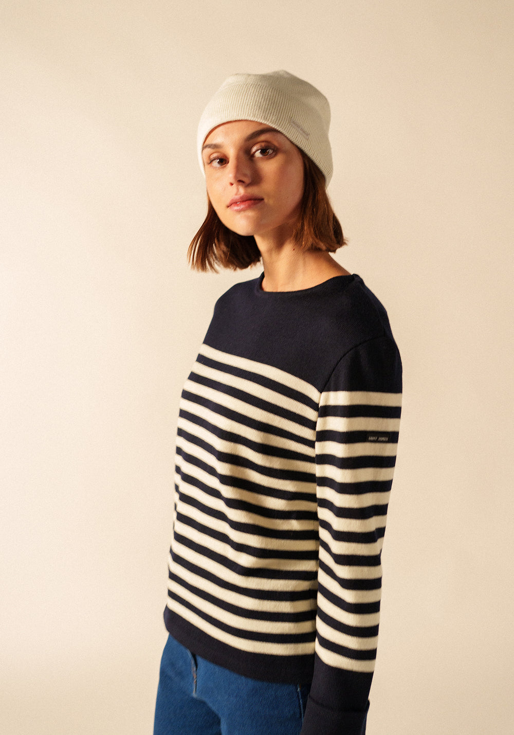 Clerval Solid Beanie – fleece lined (ECUME)