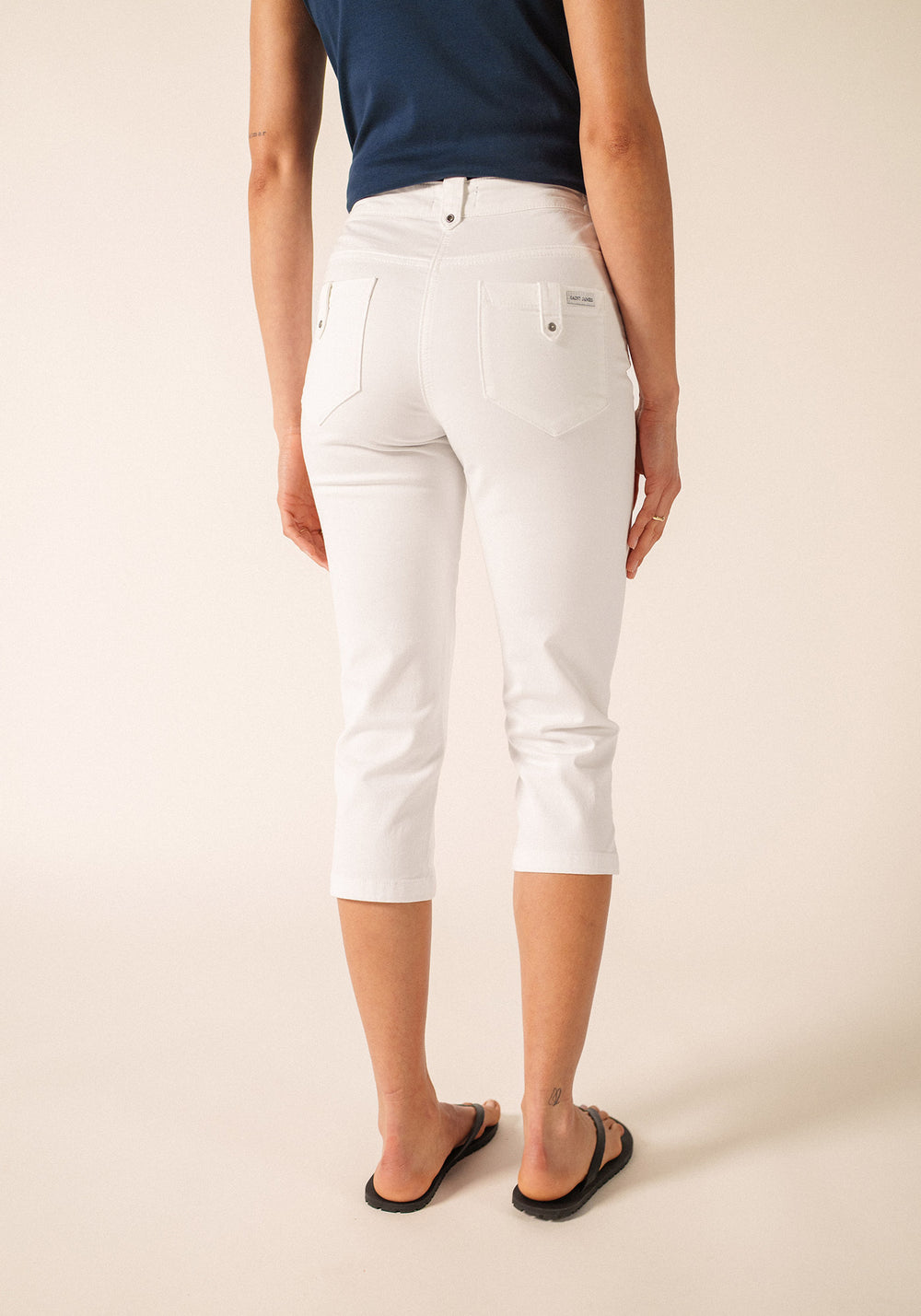 Pantalones Capri Elodie (BLANCO)