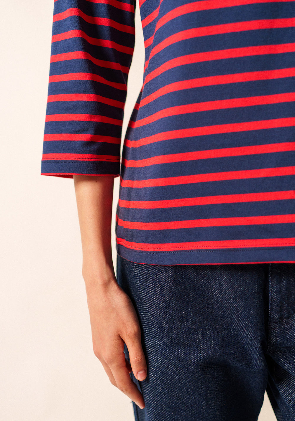 Galathée Breton shirt (MARINE/TULIPE)