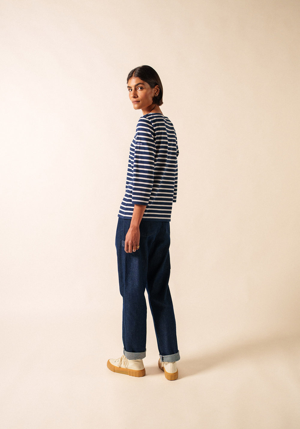 Galathée Breton shirt (MARINE/NEIGE)