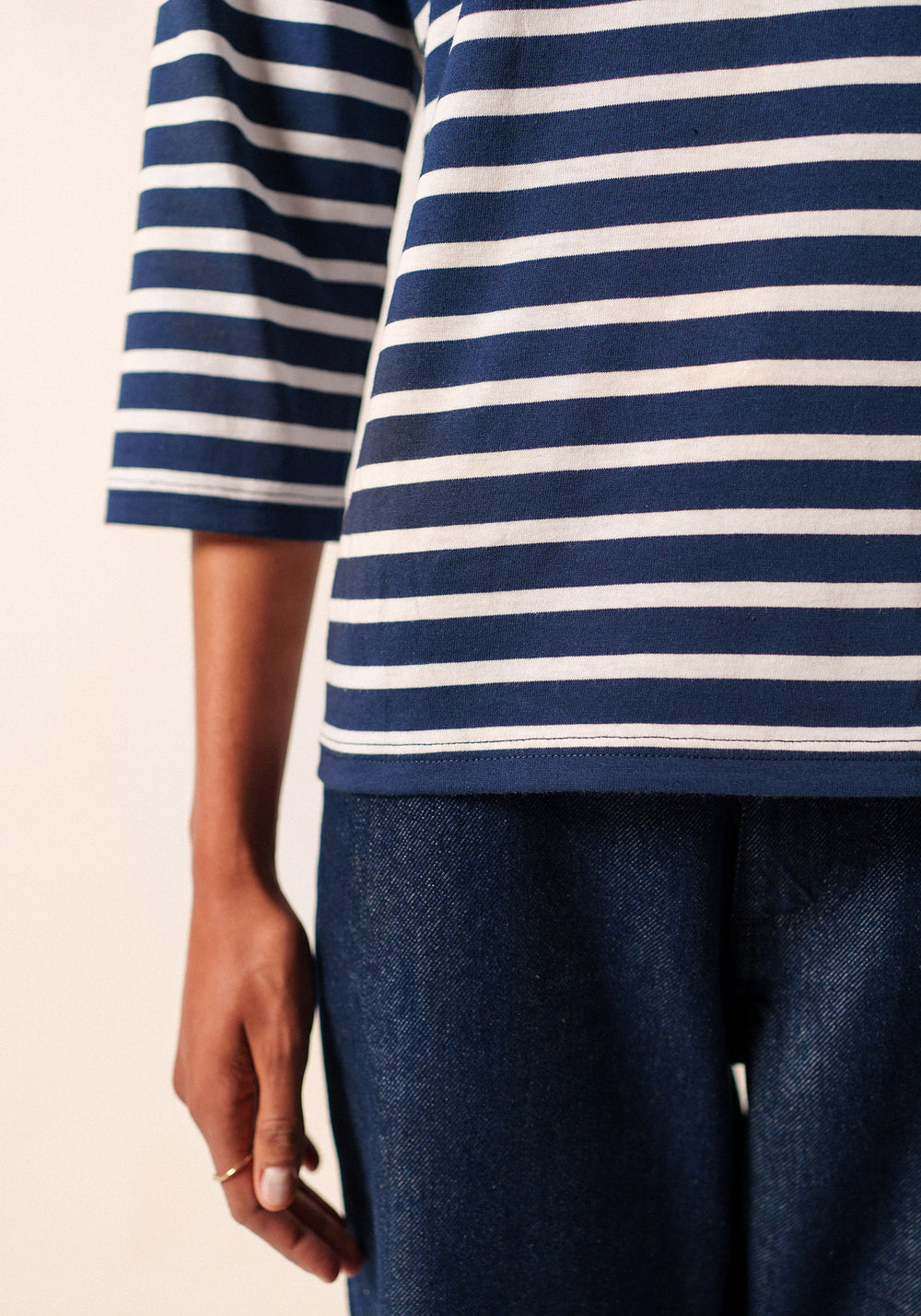 Galathée Breton shirt (MARINE/NEIGE)