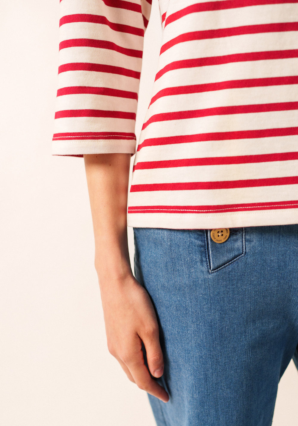 Galathée Breton shirt (ECRU/PERSAN)