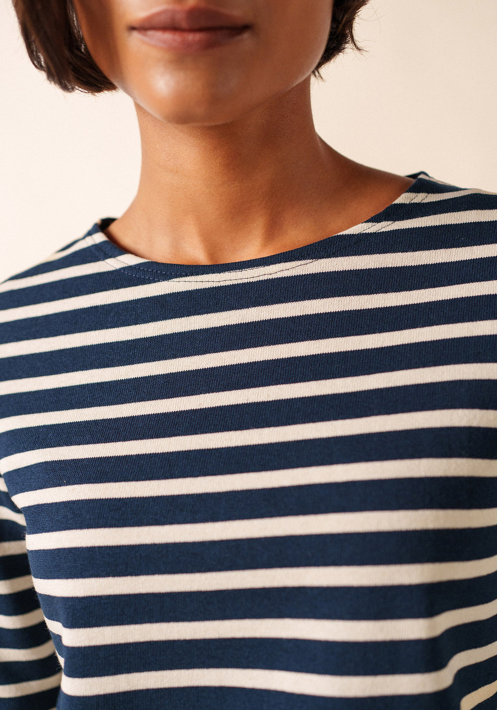 Méridame Breton shirt (MARINE/ECRU)