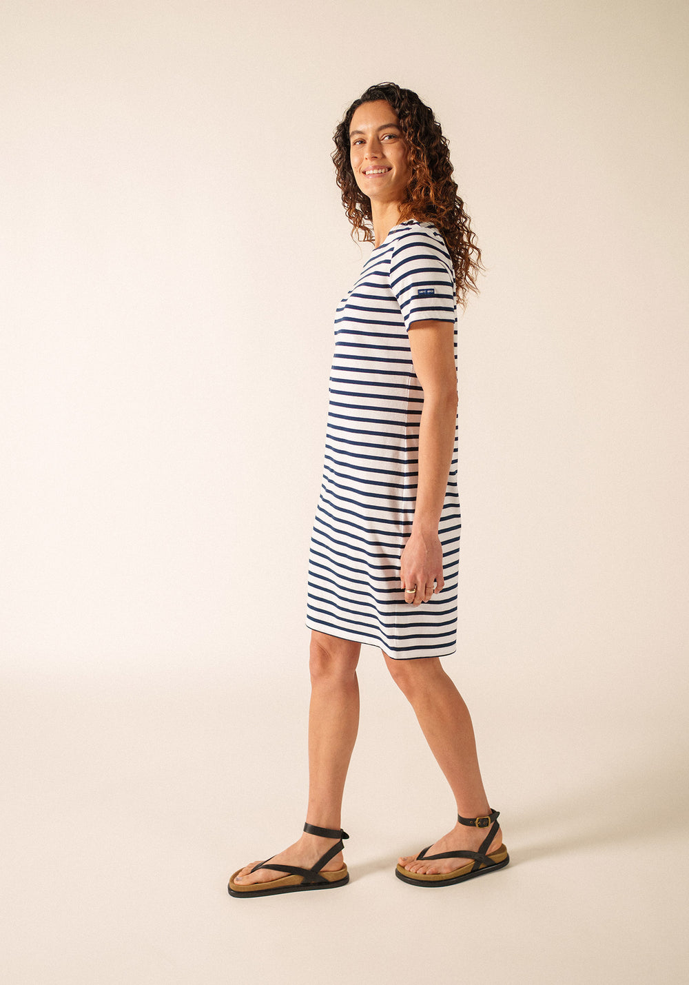 Vestido Villefranche (NEIGE/MARINE)