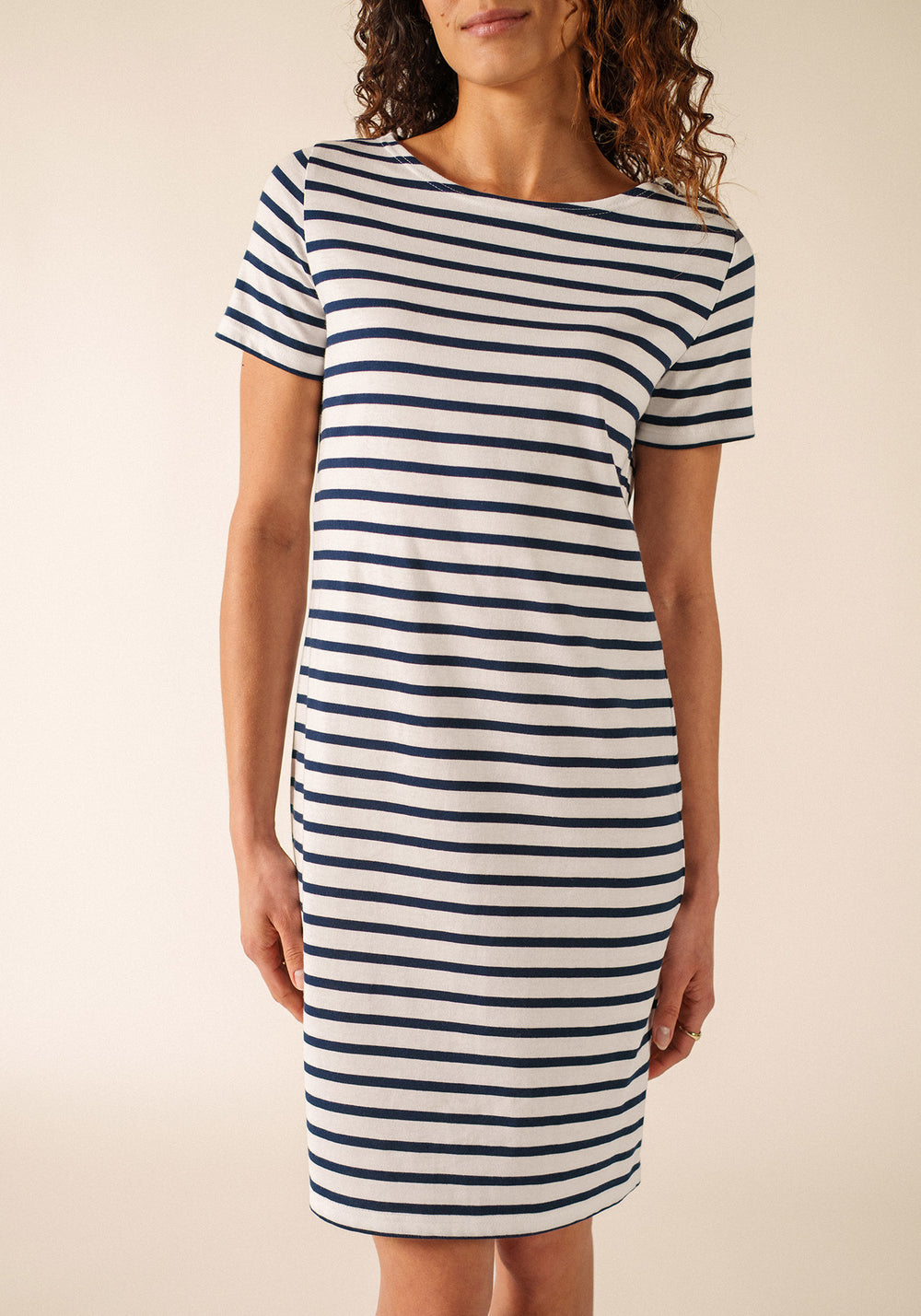 Vestido Villefranche (NEIGE/MARINE)