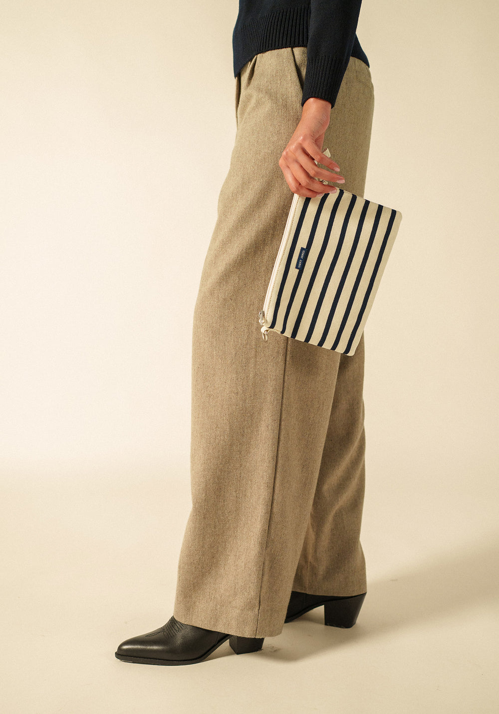 Méridien pouch (ECRU/MARINE)