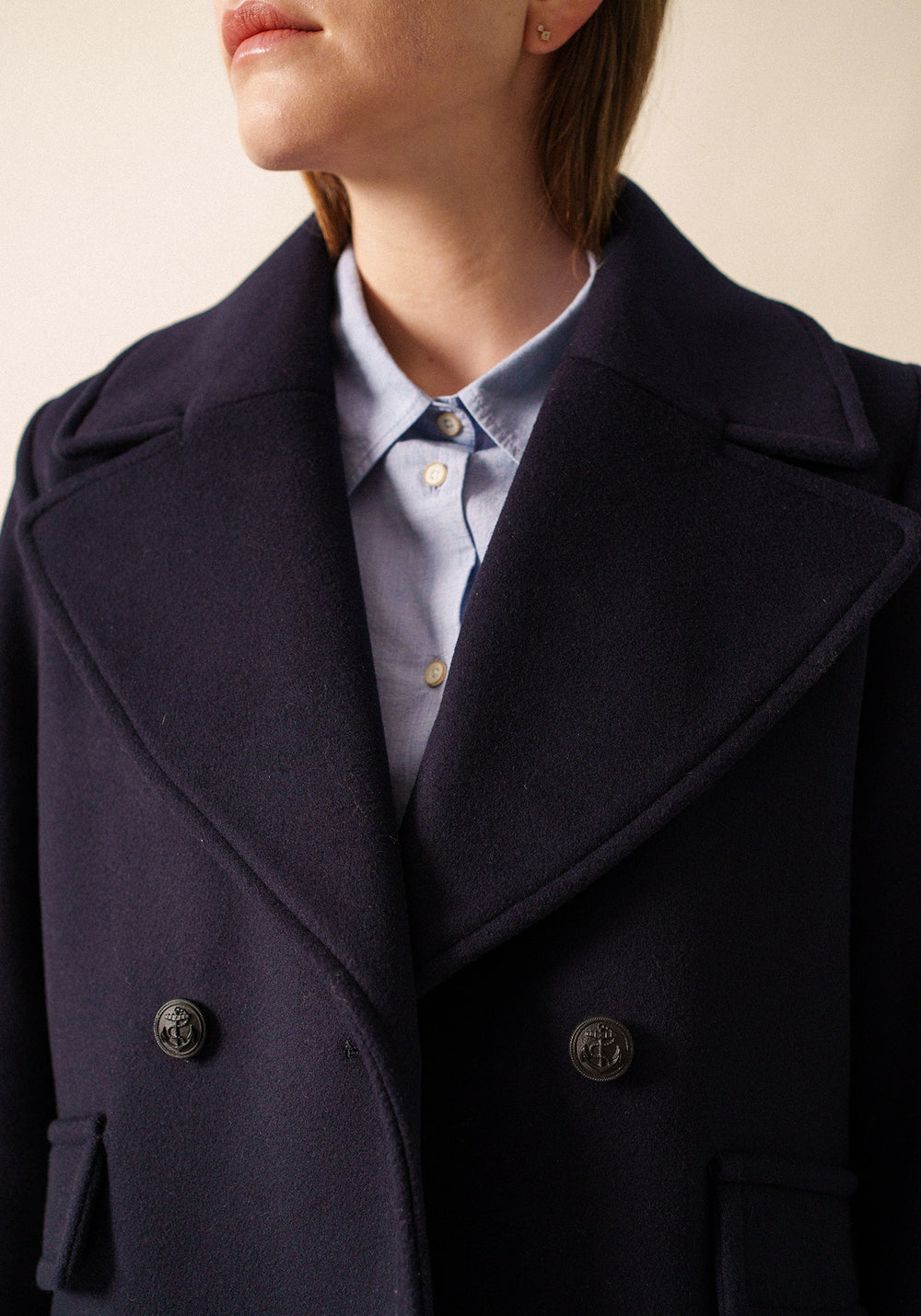 Ste Romy peacoat (NAVY)
