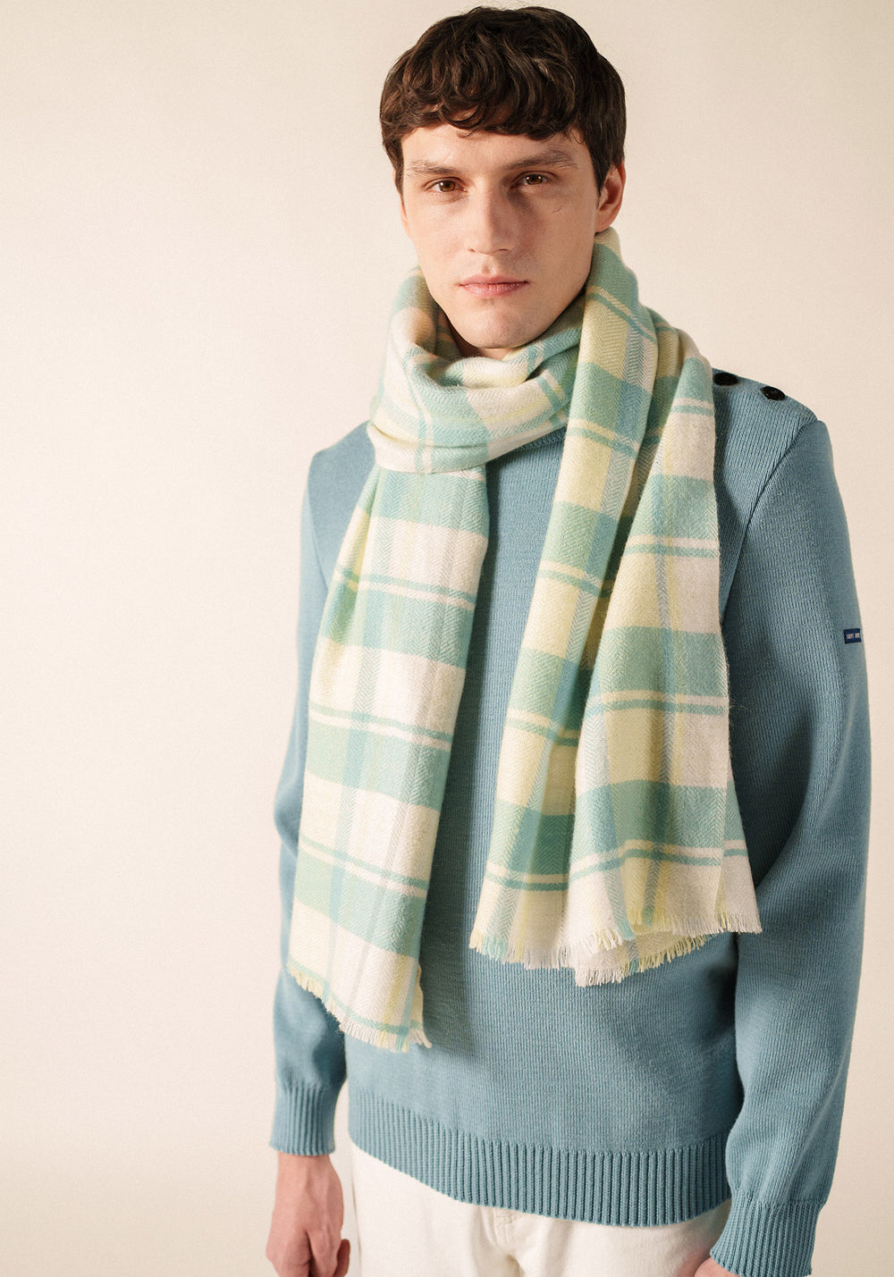 Checked scarf (DOUX RELIEF)