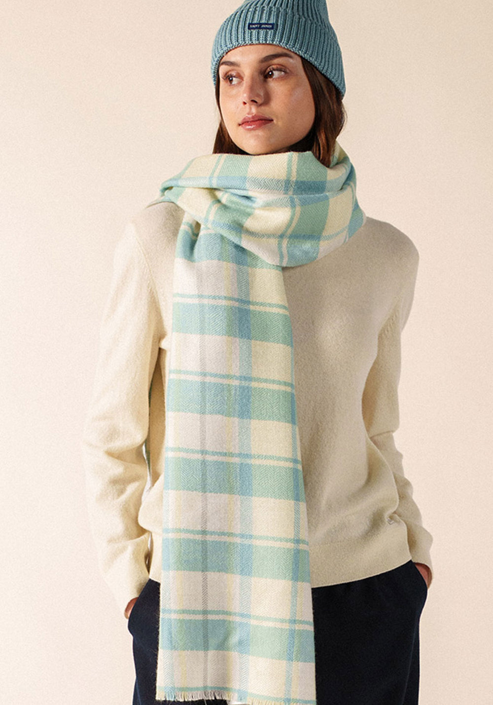Checked scarf (DOUX RELIEF)