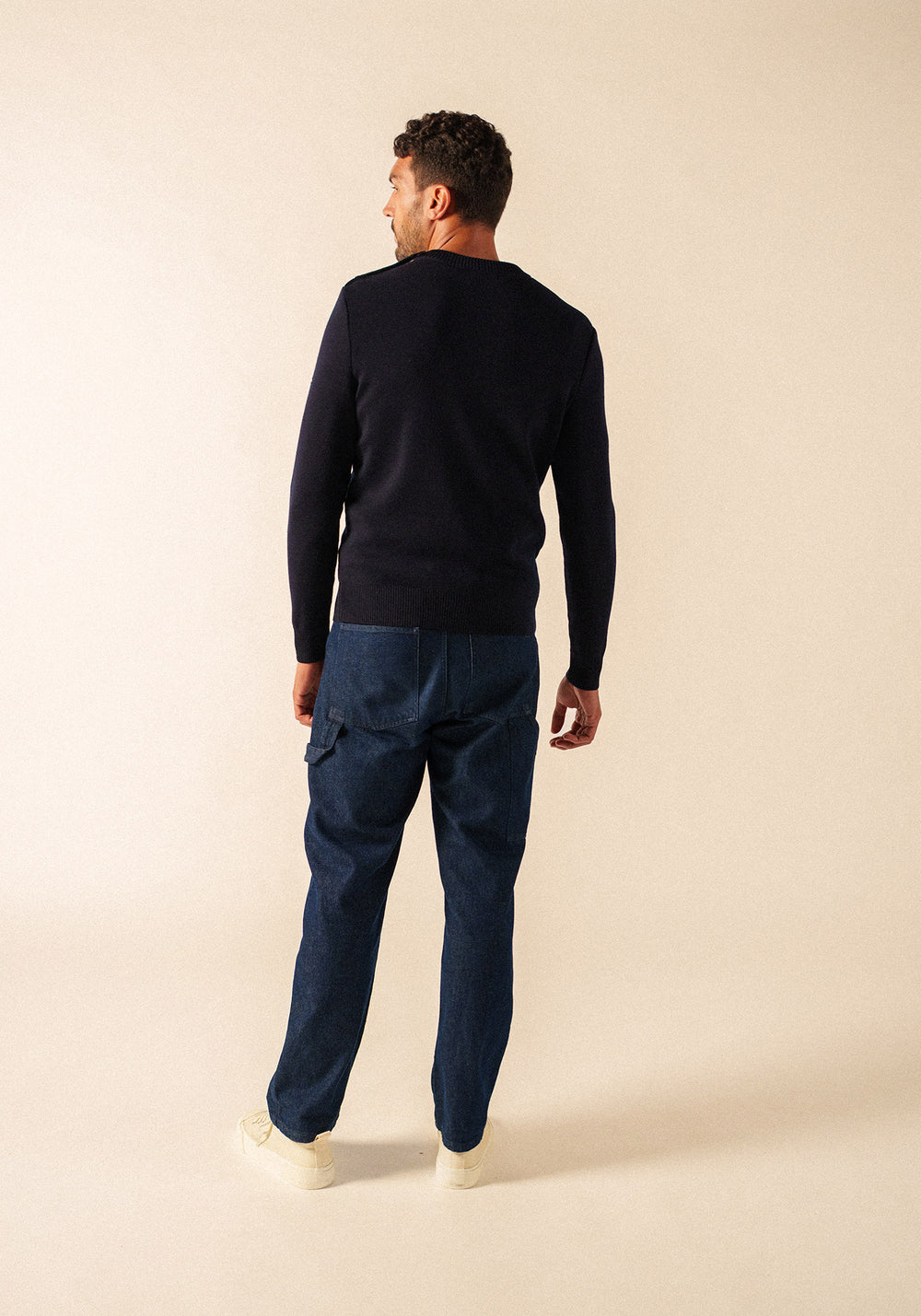 Pezenas Jumper (NAVY/ECUME/TULIPE)