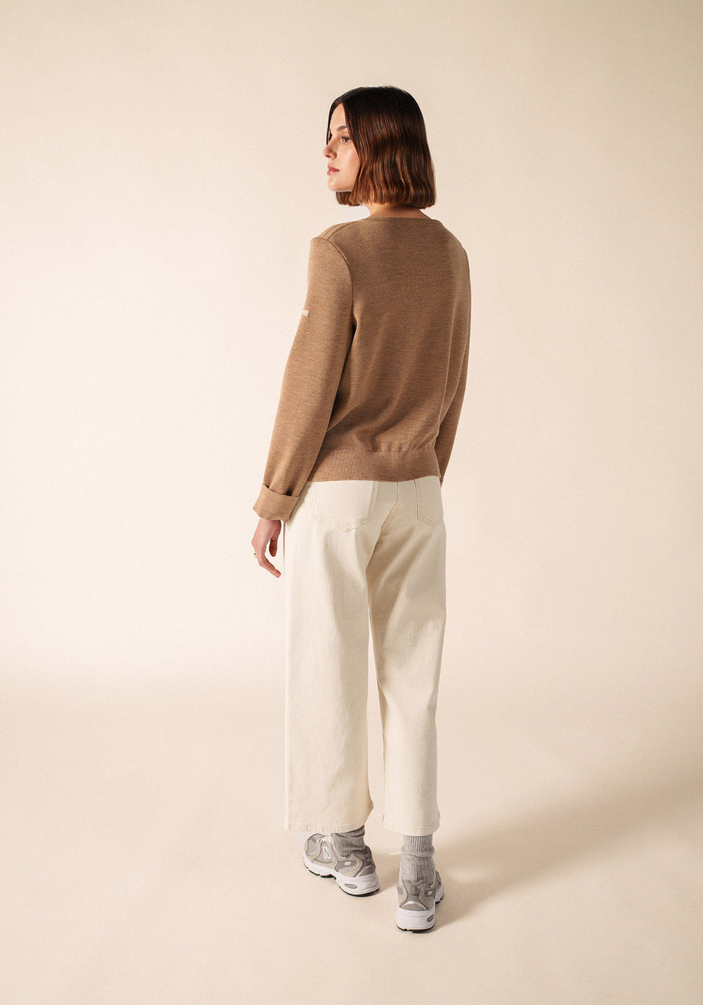 Jersey Marseillan (BEIGE OSCURO/BLANCO)