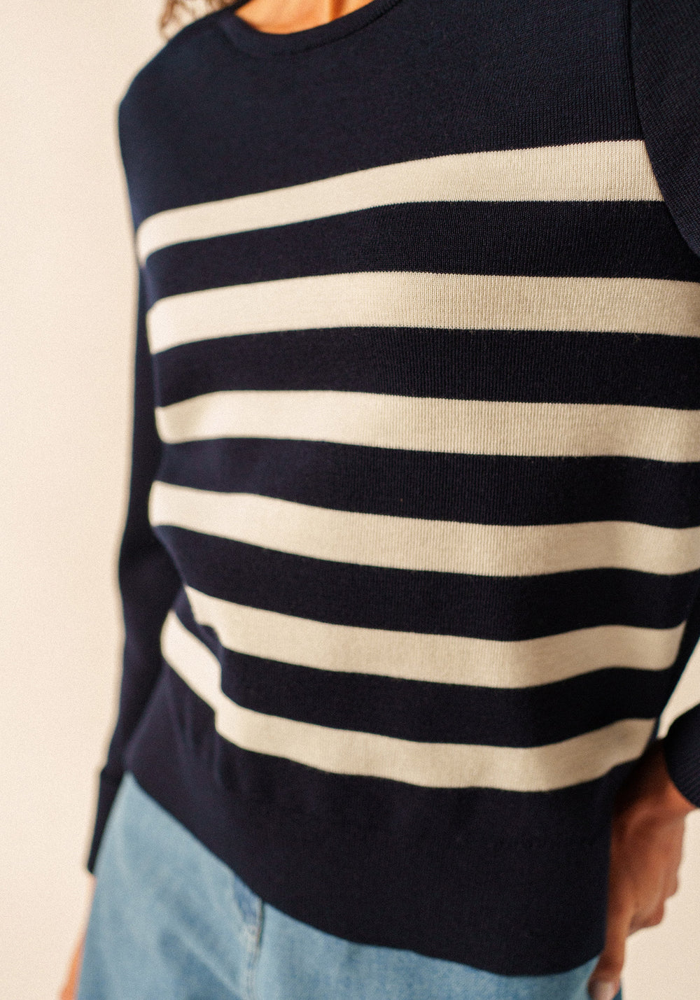 Marseillan Jumper (NAVY/BLANC)