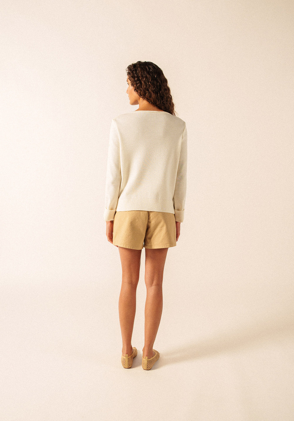 Jersey Marseillan (BLANCO/TOILE)