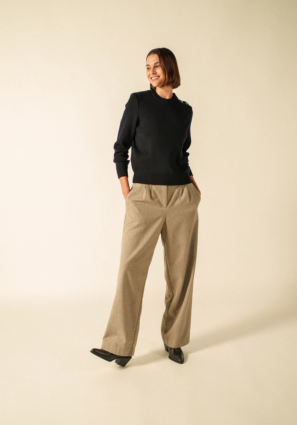 Cancale sailor jumper (NAVY)
