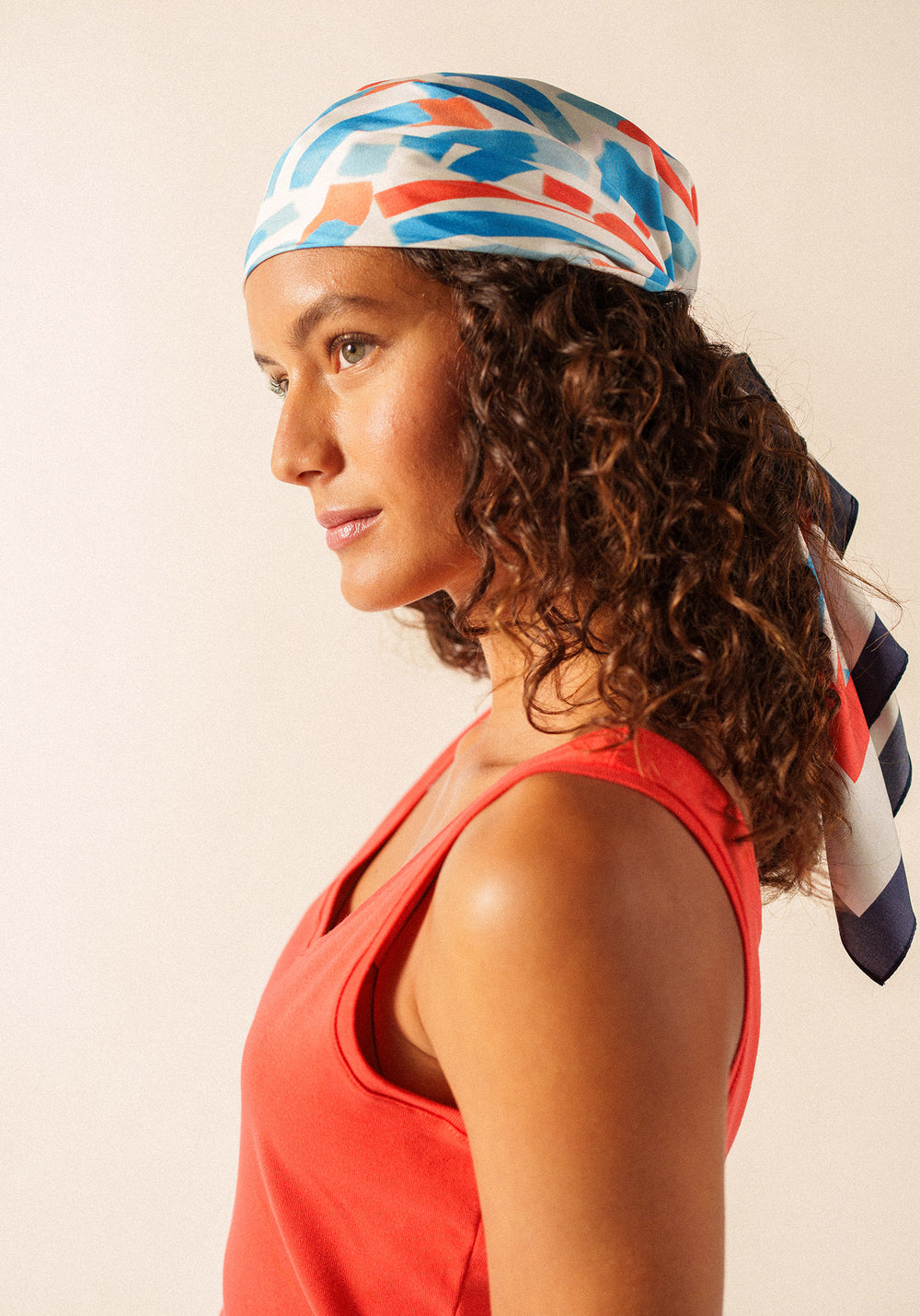 Pañuelo cuadrado de seda Play (PLAY)