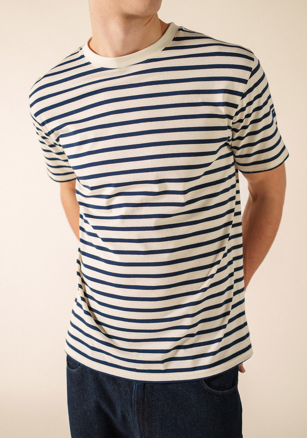 Camisa a rayas Plouider Sailor (ECRU/MARINO)