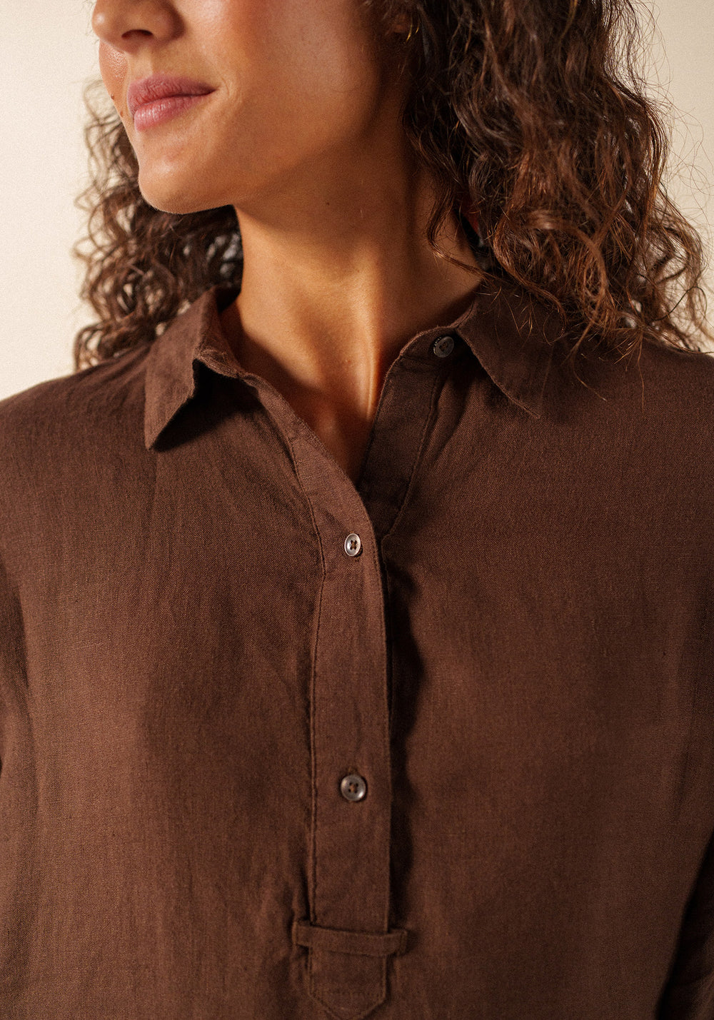 Vestido de lino Léonie (EXPRESSO)