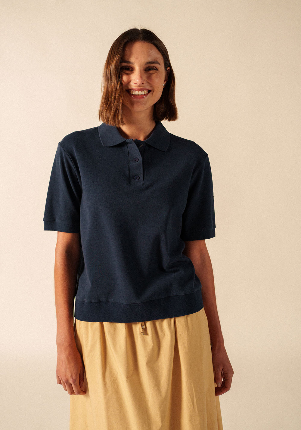Carola Polo Shirt (MARINE)