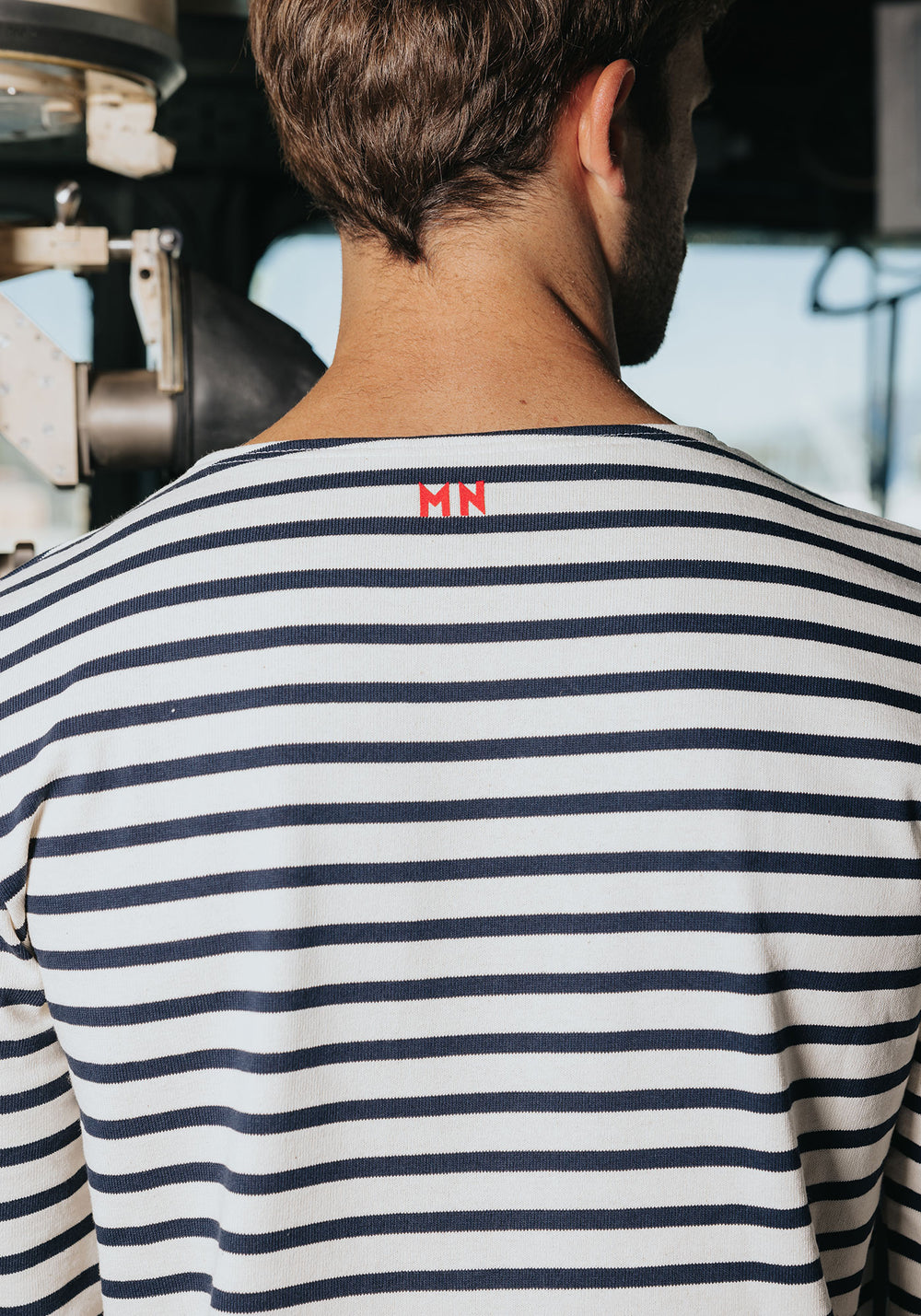 Frégate Sailor Striped Shirt x Marine nationale (ECRU/MARINE)