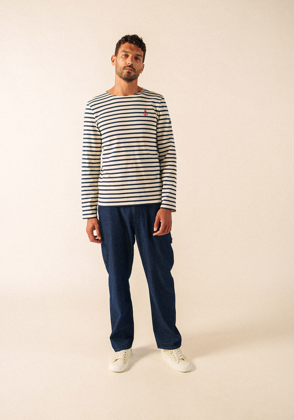 Frégate Sailor Striped Shirt x Marine nationale (ECRU/MARINE)