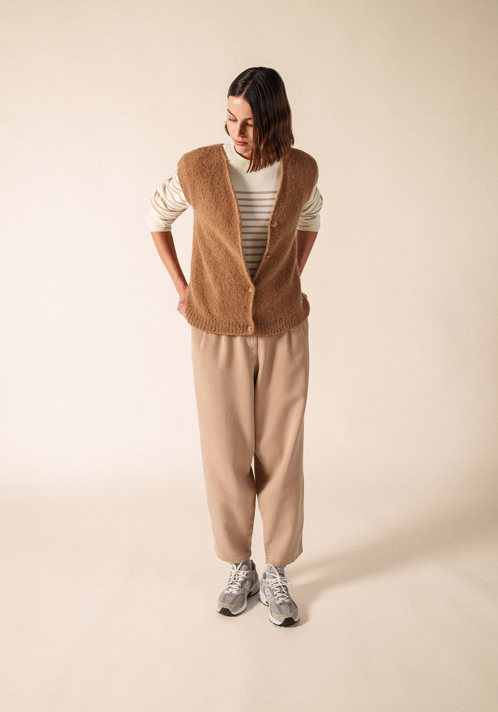 Cadéac Cardigan (BEIGE FONCE)
